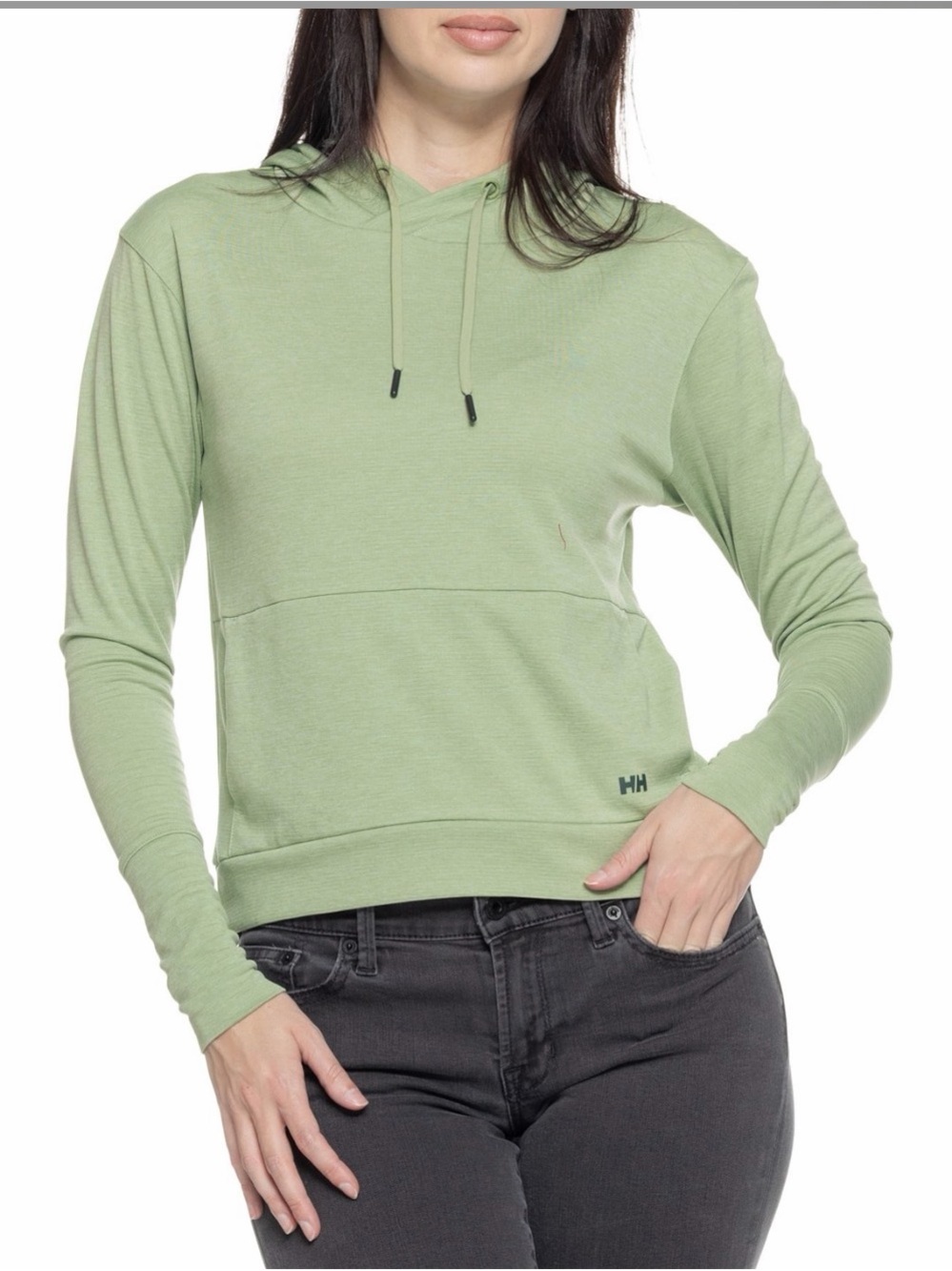 Helly Hansen Women's Light Green Pullover Hoodie